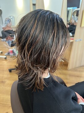 フェイス センター南店(FACE) ブリーチなしハイライトスタイル