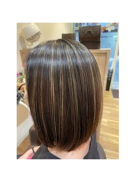 ココア バイ クリック(CocoA by CLiC) コントラスト白髪ぼかしハイライト