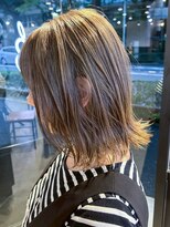 アイティー バイ アルバム 中野店(IT by ALBUM) ミディアムショートおくれ毛前髪カット美髪_ba553561