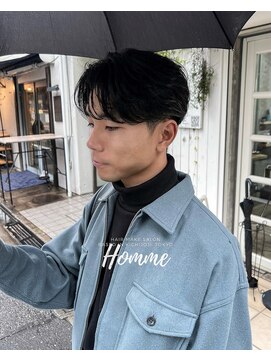 オムファミーユラグ(homme, famille raugh) 大人センターパート