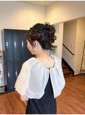お呼ばれアップヘア