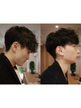 【京橋】20～30代多数！メンズカット＋ニュアンスパーマ\8800！