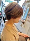 ハイトーンでつくる透明感ショート♪
