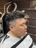 【平日限定】パーマ＋メンズカット+シェービング ￥9500→9000