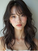 モードケイズ 調布店(MODE K's)&nbsp;顔周りレイヤー_透明感韓国ヘアブリーチなしカラー透明感調布