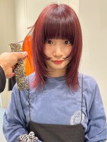 パムル 名鉄岐阜駅前店(paml) 暖色デザインカット【仲宗根】