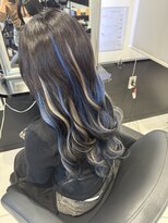 ヘアーデザイン ジェルム(Hair Design germe)&nbsp;ブルーMIXグラデーション  MAYUKO
