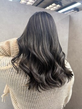 サニー 渋谷(SUNNY) バレイヤージュ、ハイライト、レイヤーカット、ダブルカラー