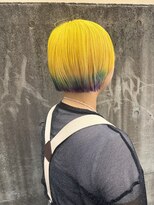 グラスペディア(graspedia) ハイトーン/デザインカラー/裾カラー/ビビッドカラー/イエロー