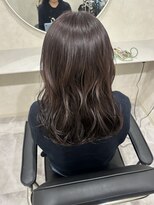 ホワイト(WHITE) ココアラベンダー ミディアムレイヤー 髪質改善トリートメント