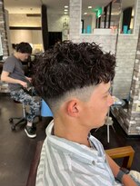 ヘアーメイク ロージー 北18条店(HAIR MAKE ROSY) 波巻きツイストスパイラルパーマツーブロック刈り上げ