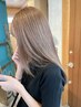 肌馴染みハイトーン☆ブリーチ＆カラー+ケラチンTr カット付  25300～