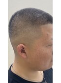 坊主フェード/スキンフェード/メンズカット/男前/人気短髪