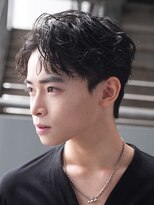 バイフィフス 原宿/表参道(by fifth)&nbsp;原宿ルーズパーマシャドウパーマ微分けセンターパート刈り上げ