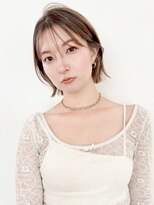 ファナ ブルーム(fha-na bloom) ☆切りっぱなしボブ 韓国風ミディアムレイヤー☆イメチェン