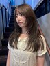 【小出指名限定】似合わせレイヤーカット+透明感カラー¥15950→¥11160