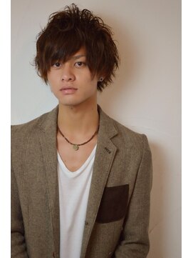 ヘアリゾート アジアグランデ(Hair Resort Asia grande) メンズショートクセ毛風パーマ