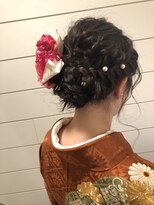 ネオリーブ アンド 渋谷店(Neolive &)&nbsp;【Neolive & 渋谷店】大人可愛い着物に合うヘアセット