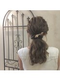 結婚式二次会ヘアセット
