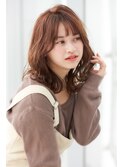 外ハネ/くびれ/ブラウン/大人かわいい/ひし形/小顔/20代30代40代