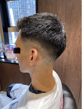 バーバーカズ(barberKAZU) 崩したクロップスタイル
