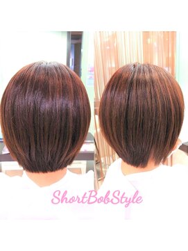 ユニットコンプレックス 名取店(UNIT complex) 30～40代の方必見！！縮毛矯正まとまりショートボブ