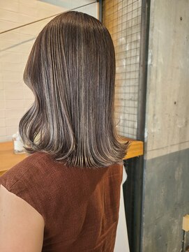 キーン 立川店(keen) 【Keen×武田】ぷつんとカット×ハイライトグラデーション