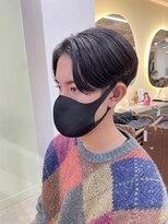 テトラ バイ ネオリーブ 横浜西口店(tetra by neolive)&nbsp;横浜★韓国風カルマパーマのセンターパート