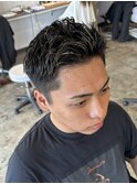 スパイキーショートツイストスパイラルパーマ波巻きスパイラル