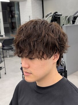 オーバルバイアピッシュ(OVARL by apish) 緩めパーマツイスト縦落ちパーマ波巻きスパイラル