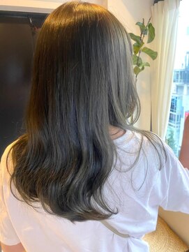 ヘアリゾート粋 トゥジュ 池袋東口店(tujuh) 透明感カラー/オリーブベージュ