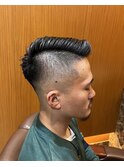 銀座　理容室　個室　スキンフェード