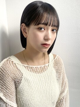 ラミエバイメルト 下北沢(lamie by melt) 花田/ボブ/切りっぱなしボブ/イメチェン/前髪/下北沢