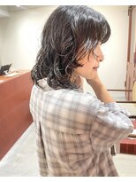 プフ 伏見(puf)&nbsp;[puf 伏見/丸の内/栄/名古屋]ウルフパーマミディアム★鳥山