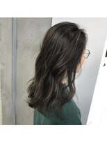 マルフェ 天王寺(marfe) ダークグレージュハイライトカラー透明感カラー髪質改善