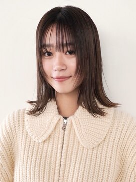 オルセン(OLSEN) 顔まわりレイヤー ハッシュカット