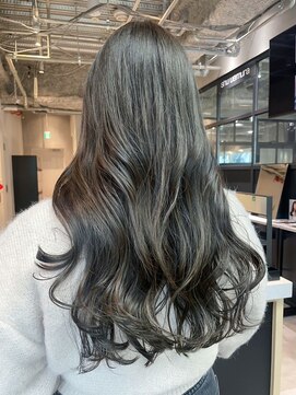 アルバム 銀座(ALBUM GINZA) 顔周りレイヤーロング美髪韓国ヘアおくれ毛_ba543301