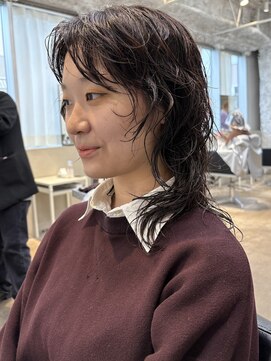 エニイ(ANY) long layer nuance perm