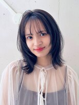 ヘアラウンジ ビーチ 青山 外苑前(hair lounge BEACH) フェイスレイヤーカットくびれミディアム