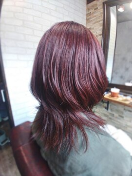 アトリエナガノ(atelier nagano) ニュアンスカラー/センターパート/ツヤ髪スタイル/ブルージュ