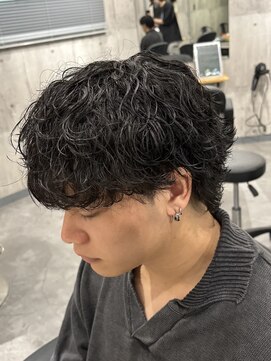 ビカムメンズヘアー 栄店(become men's hair) 波巻きパーマ/波巻きウルフ/メンズヘア/名古屋/栄