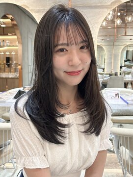 ロンド エスポワール 錦糸町(Lond espoir) ■ミニウルフレイヤーカット顔周りカット前髪カット韓国ロングv