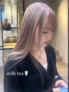 ベレーザ 渋谷神南(Beleza) 15309ブリーチ＆ダブルカラーホワイトブロンドシルバーアッシュ