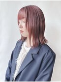 *レイヤーボブディくびれボブ顔周りレイヤー耳かけボブ30代40代