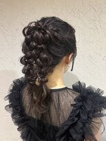 セットサロン ラビッシュポー(Setsalon RabichePow)&nbsp;編みおろしポニー