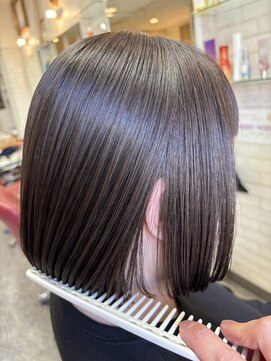 ロマンヤカタ ファース(ROMAN YAKATA fars) 髪質改善 暗髪 透明感 イルミナカラー@田代1/9