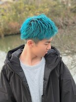 ドリームキャッチャー(Dream Catcher)&nbsp;ターコイズブルースパイキーメンズショート