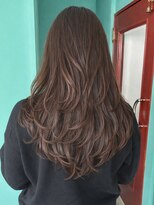 モルト 麻生(molt)&nbsp;海外　韓国風　ハイレイヤーカット　ダークブラウン