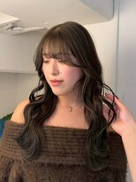 ロマリア ヒルズ 表参道 原宿(Lomalia HILLS)&nbsp;イメチェン前髪カットグレージュ[表参道ダブルカラー縮毛矯正]