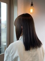 ワンド(ONE&)&nbsp;ベージュ×セミロング